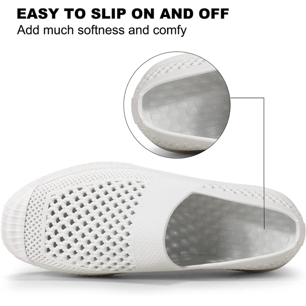 Layer 8 outdoor shoes. All White. Flexible. Easy to clean. Last size 10. - Picture 9 of 10